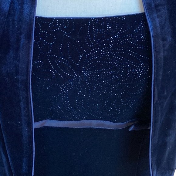 NWOT Vintage Velvet Babydoll Dress & Jacket Hoco Fairy Whimsigoth Sparkle-12P - Picture 7 of 16